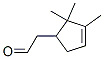 2-(2,2,3-Trimethyl-3-cyclopentenyl)acetaldehyde,3899-09-0,结构式