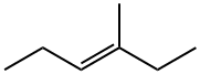 (E)-3-メチル-3-ヘキセン 化学構造式