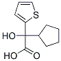 alpha-cyclopentyl-alpha-2-thienylglycollic acid  Structure