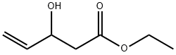 4-Pentenoic acid, 3-hydroxy-, ethyl ester Struktur