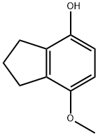 4-HYDROXY-7-METHOXYINDAN Struktur