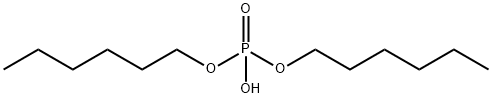dihexyl hydrogen phosphate Structure