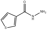 3-チオフェンカルボン酸ヒドラジド 化学構造式