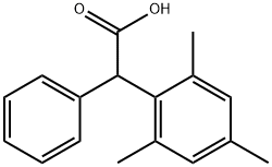 2-phenyl-2-(2,4,6-trimethylphenyl)acetic acid Struktur