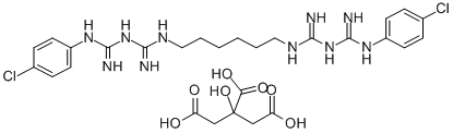枸橼酸氯己定, 39014-05-6, 结构式
