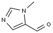 1-メチル-1H-イミダゾール-5-カルボキシアルデヒド 化学構造式