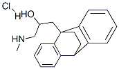 alpha-[(methylamino)methyl]-9,10-ethanoanthracene-9(10H)-ethanol hydrochloride Structure