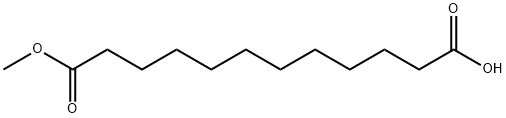 十二烷二酸单甲酯,3903-40-0,结构式