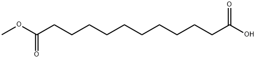 DODECANEDIOIC ACID MONOMETHYL ESTER Structure