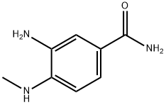 3-Amino-4-(methylamino)benzamide Structure