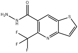 5-(TRIFLUOROMETHYL)THIENO[3,2-B]PYRIDINE-6-CARBOXYLIC ACID, HYDRAZIDE|