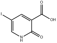 2-hydroxy-5-iodonicotinic acid Struktur