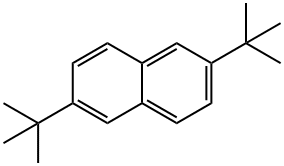 2,6-二叔丁基萘, 3905-64-4, 结构式