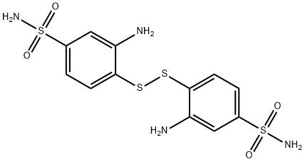 4,4'-Dithiobis(3-aminobenzenesulfonamide) Structure