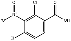 2,4-Dichloro-3-nitrobenzoic acid Structure