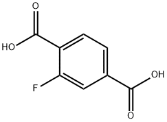 2-フルオロテレフタル酸 化学構造式