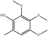 2,3,4-トリメトキシ-6-メチルフェノール 化学構造式