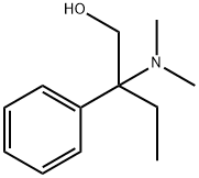 2-ジメチルアミノ-2-フェニル-1-ブタノール 化学構造式