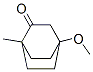 4-メトキシ-1-メチルビシクロ[2.2.2]オクタン-2-オン 化学構造式