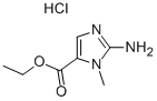 ETHYL 2-AMINO-1-METHYLIMIDAZOLE-5-CARBOXYLATE HYDROCHLORIDE Struktur
