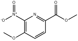 5-甲氧基-6-硝基吡啶甲酸甲酯, 390816-44-1, 结构式
