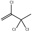 2,3,3-トリクロロ-1-ブテン 化学構造式