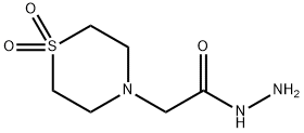 2-(1,1-Dioxo-1lambda6,4-thiazinan-4-yl)acetohydrazide 化学構造式