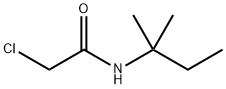 2-クロロ-N-(1,1-ジメチルプロピル)アセトアミド 化学構造式