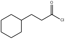 シクロヘキサンプロパン酸クロリド 化学構造式
