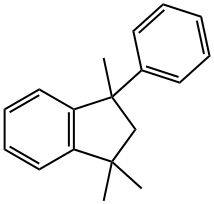 1-フェニル-1,3,3-トリメチルインダン 化学構造式