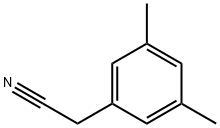 3,5-二甲基苯乙腈, 39101-54-7, 结构式