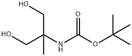 Carbamic acid, [2-hydroxy-1-(hydroxymethyl)-1-methylethyl]-, 1,1-dimethylethyl 化学構造式