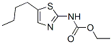 Carbamic  acid,  (5-butyl-2-thiazolyl)-,  ethyl  ester  (9CI) Struktur