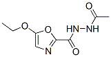2-Oxazolecarboxylicacid,5-ethoxy-,2-acetylhydrazide(9CI) 化学構造式