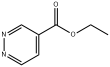 4-ピリダジンカルボン酸エチル 化学構造式