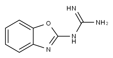 N-BENZOOXAZOL-2-YL-GUANIDINE Structure