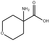 4-アミノテトラヒドロ-2H-ピラン-4-カルボン酸 化学構造式
