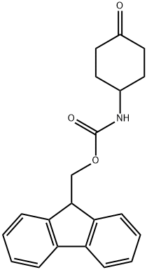 4-N-FMOC-氨基-环己酮 结构式