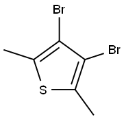 2,4-DIBROMO-3,5-DIMETHYLTHIOPHENE Struktur