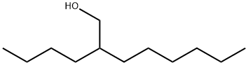 2-ブチル-1-オクタノール 化学構造式