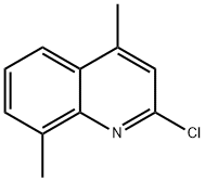 2-クロロ-4,8-ジメチルキノリン 化学構造式