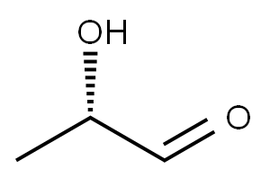 [S,(+)]-2-Hydroxypropionaldehyde Struktur