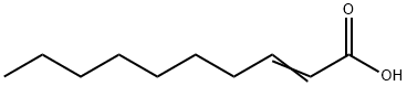 TRANS-2-DECENOIC ACID Structure