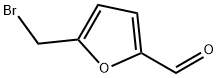 5-ブロモメチル-2-フランカルボアルデヒド 化学構造式