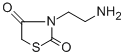 3-(2-AMINOETHYL)-1,3-THIAZOLIDINE-2,4-DIONE HYDROCHLORIDE 化学構造式