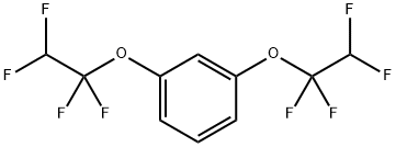 1,3-ビス(1,1,2,2-テトラフルオロエトキシ)ベンゼン 化学構造式