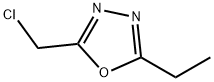 2-(クロロメチル)-5-エチル-1,3,4-オキサジアゾール 化学構造式