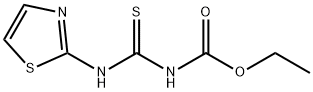 Carbamic  acid,  [(2-thiazolylamino)thioxomethyl]-,  ethyl  ester  (9CI) Struktur