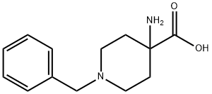 1-苄基-4-氨基-4-哌啶甲酸,39143-25-4,结构式