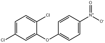 1,4-ジクロロ-2-(4-ニトロフェノキシ)ベンゼン 化学構造式